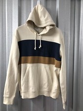 Marks Spencer Hooded Jumper Pullover Sweater Hoodie Ecru Large