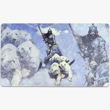 Inked Gaming Frazetta's Silver Warrior Playmat