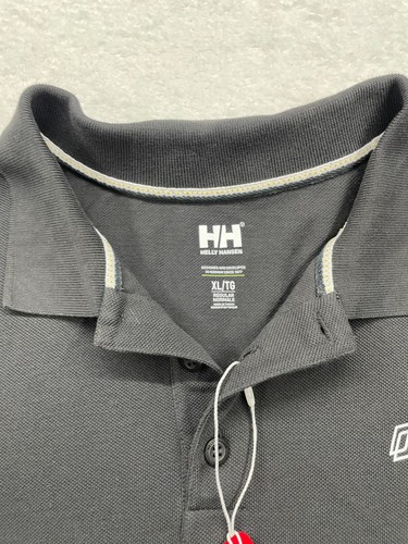 HELLY HANSEN Mens Gray Innovative Polo Short Sleeve Shirt Size XL Golf NWT - Picture 4 of 10