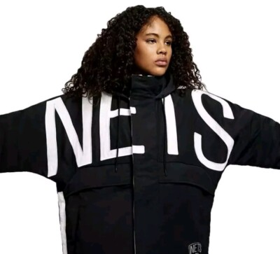 New $350 Nike Black X Ambush Edition NBA Brooklyn Nets Hooded