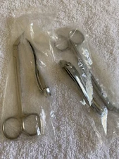 Metal Grooming Scissors and Long Clippers - set of 2 - NEW
