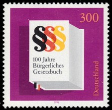 GERMANIA 1942 - Centenario del codice civile tedesco (pc16525)