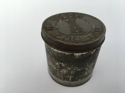 ogden's tobacco tin Vintage Ogdens St Bruno Rough Cut for the Pipe vintage ogdens tobacco tin can