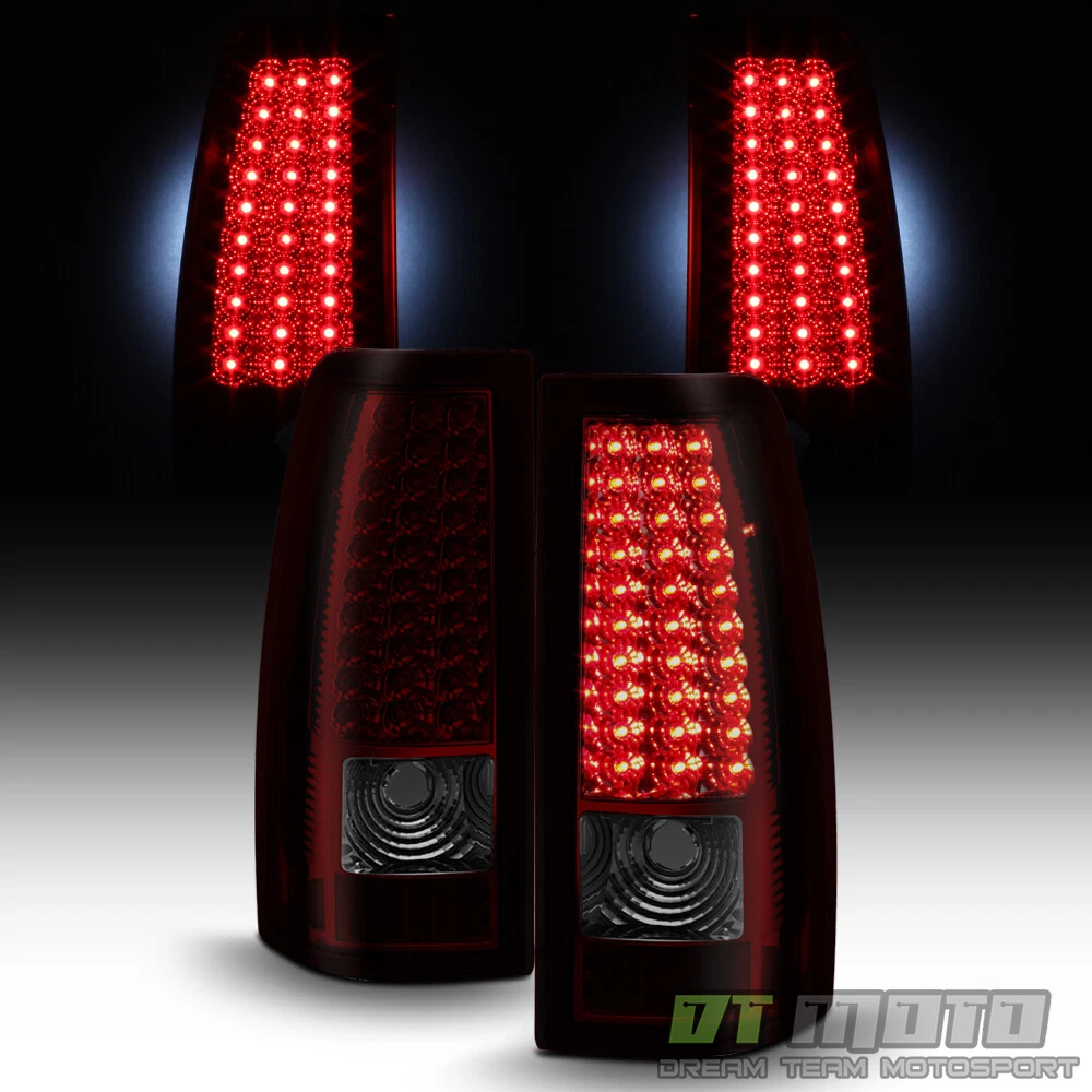 Red Smoke 1999-2002 Chevy Silverado 1500 2500 3500 LED Tail Lights Brake Lamps
Opens in a new window