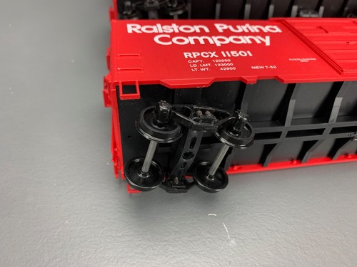 3X Lot O Scale Weaver 40’ Ralston Purina Boxcars 2-Rail O1511 LZ - Picture 2 of 14