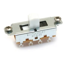 (1) Switchcraft White 3-way Slide Switch for Fender Mustang® Guitar EP-0261-025