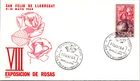 FDC Spain - VIII San Feliu de Llobregat Rose Exhibition 1964 - L41036