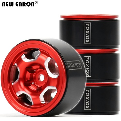 Alloy 1.0 inch Beadlock Wheel Rim for 1/24 Mini Axial SCX24 C10 90081 Deadbolt - Picture 54 of 76