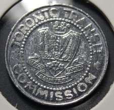1978 (Aluminium) Toronto Transit Commission TTC Subway Fare Token *with Mintmark