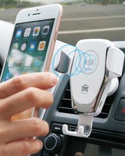 10W Wireless Car Charger Phone Holder for iPhone 13 12 Samsung Huawei LG Sony