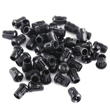 3mm LED 50Pcs/set Lamp Socket Diode Holder Nylon Black Clip Bezel Mounted