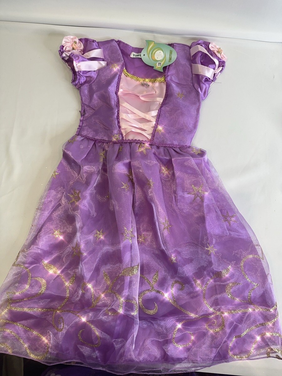 fitted lace wedding dress Purple Princess Costume Dress 9-10 Years