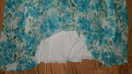 NUEVO CON ETIQUETAS Mujer Ropa Conectada Sin Mangas Capas Floral Vestido Cremallera Espalda Talla 6 - Imagen 4 de 8