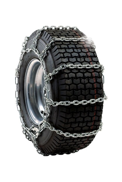 Coppia catene da neve ruota pneumatico trattorino 6.00-6 16x6.50-8