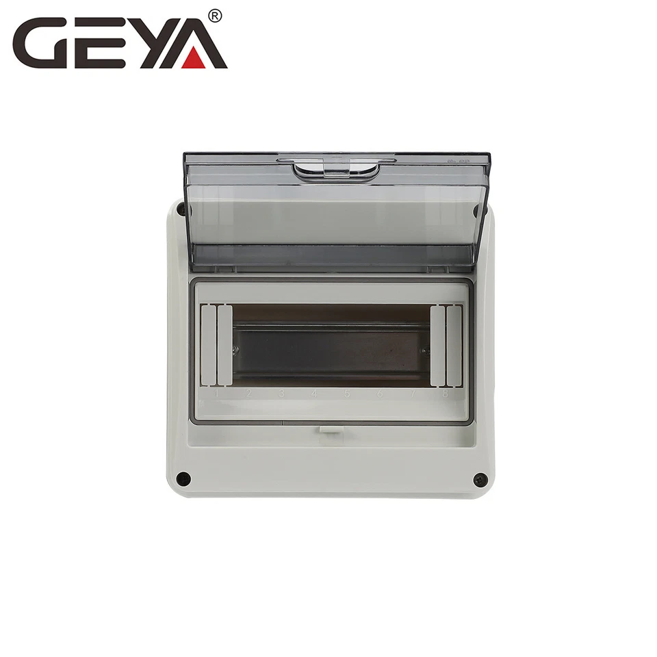 Caja eléctrica de plástico ABS impermeable IP65 GEYA 5/8/12 VÍAS caja de conexiones Foto 4 de 4
