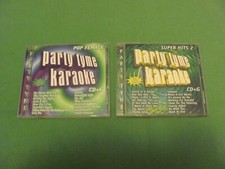 Lot of 2 Party Tyme Karaoke - Super Hits 2  Pop Female Audio CD G 2002.