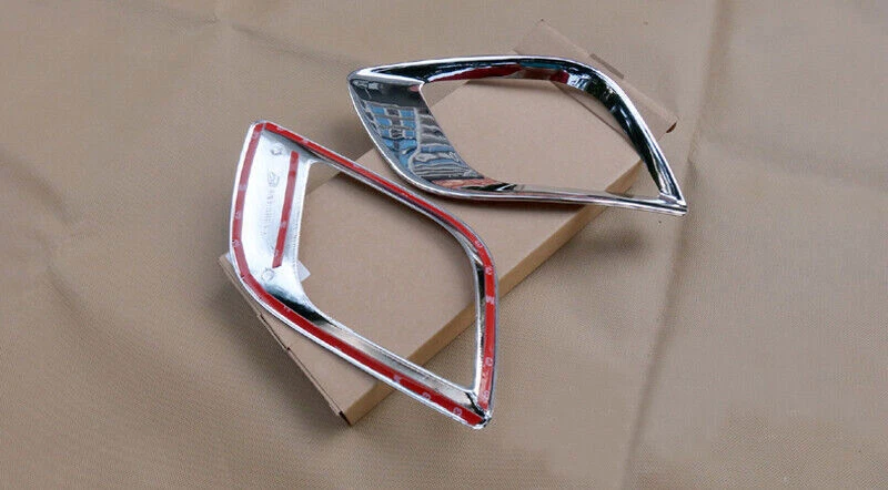 Cubierta antiniebla delantera trasera cromada para Buick Encore / Vauxhall Opel Mokka 13-15 Foto 4 de 4