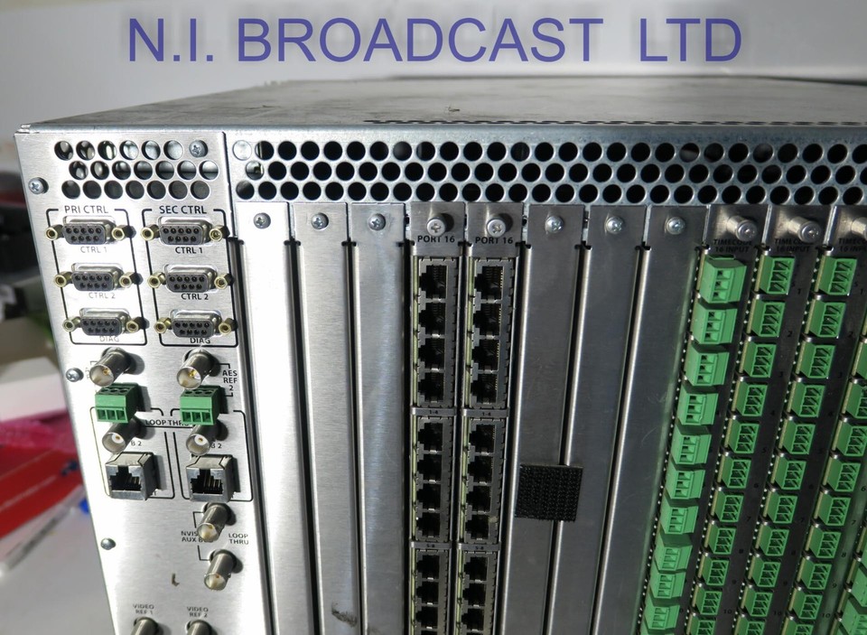 Miranda nvision nv5128 64x64 timecode router with 4x Timecode 16 output ...