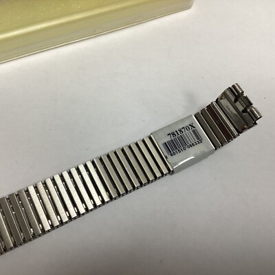 Bracelet montre flexible Elastique acier inox acier ZRC SIZORFLEX SIZO FLEX années 60 - Montres & Bijoux