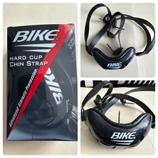 BIKE Authentic Football Hard Cup Chin Strap 4 Point High Hookup BACS50T Black