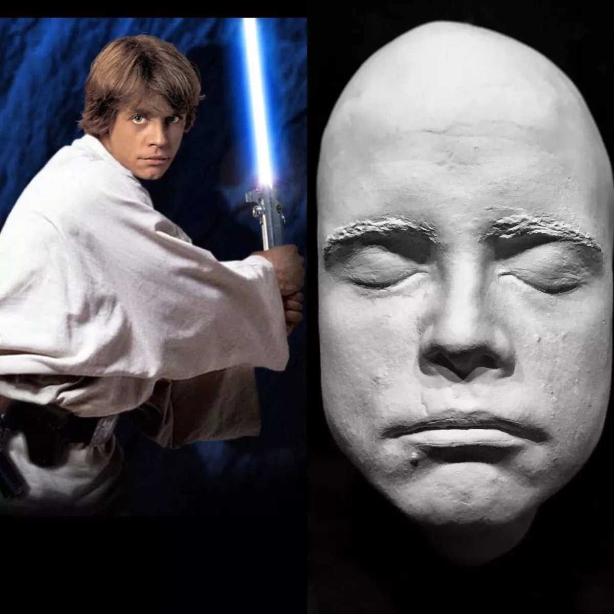 Mark Hamill Young Luke Skywalker Mask 