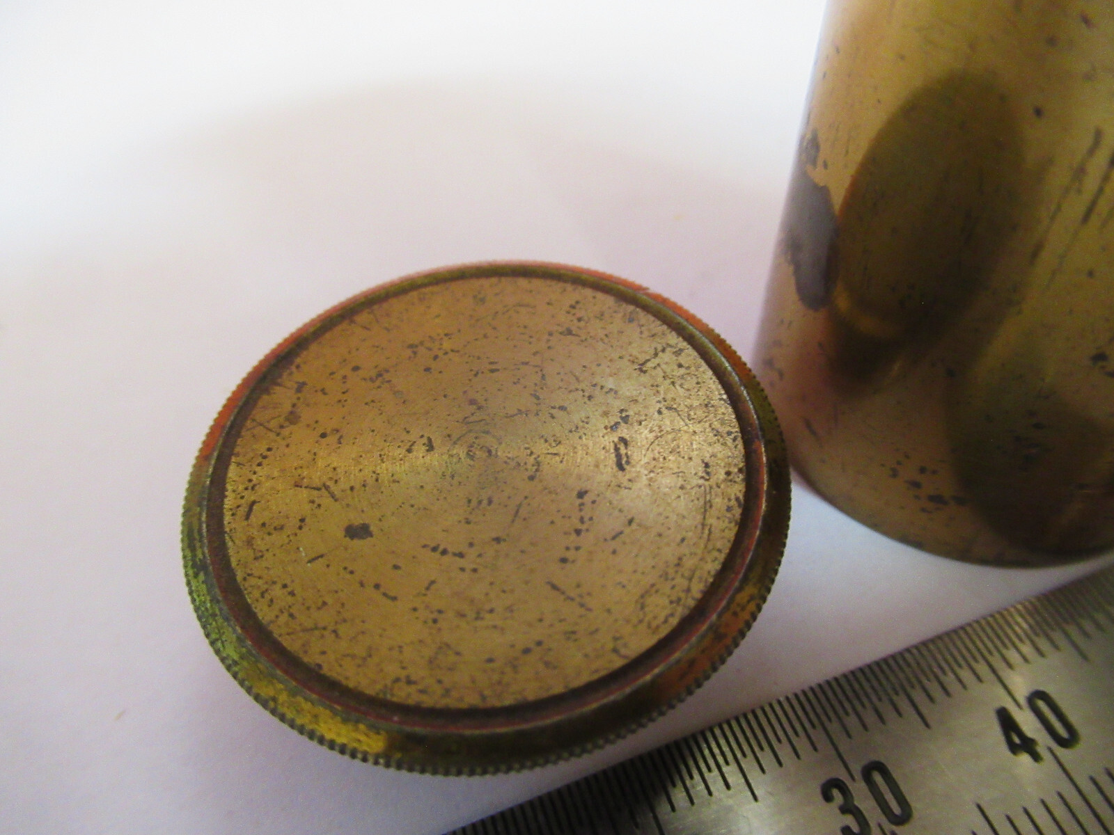 Jeux De Lentilles Pour Objectifs Dans Boite En Laiton Circa 1920
