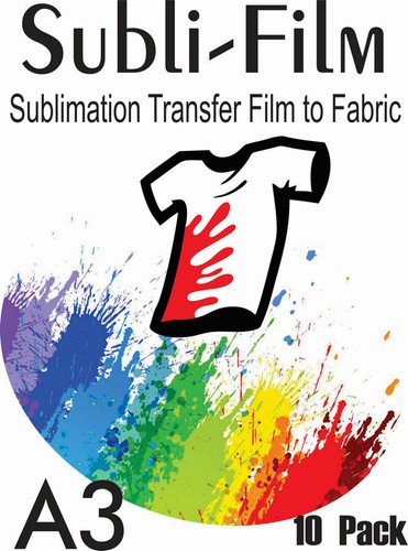 Subli Film A3 HOT PEEL (Sublimation Transfer Film) Lot - Picture 3 of 5