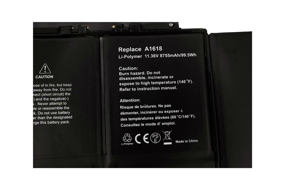 Akku für APPLE A1398 Retina 2015 Year Laptop,A1618 - Bild 3 von 4