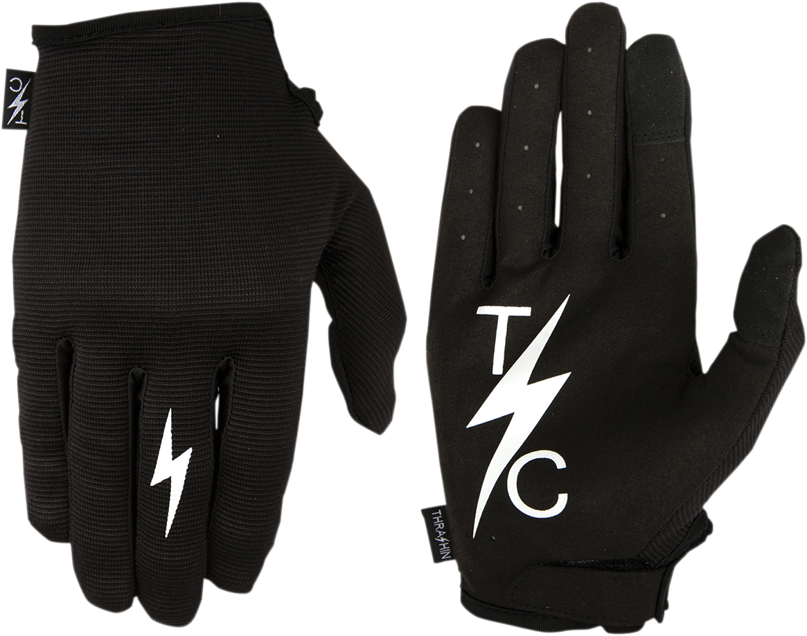 THRASHIN SUPPLY CO. Stealth V2 Gloves Md Black SV2-01-009 | eBay