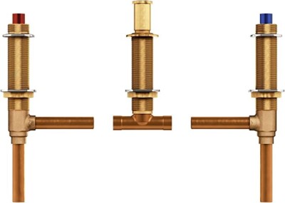 MOEN 2-Handle 3-Hole Römische Wanne Verstellbar Rough-In Ventil 1.3cm Cc