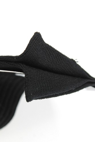 BROOKS BROTHERS Socks Men's EU 45-46 Knitted Cotton Hand Linked Toe Black - Picture 6 of 6