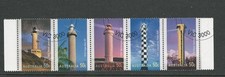 1 set 2006 Lighthouses of the 20th Century strip of 5 CTO (104)