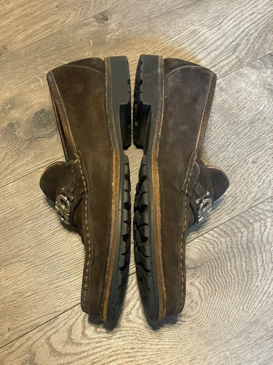 Salvatore Ferragamo Geneva Brown Shoes Gancini Silver Bit Loafers Mens Sz 9.5 EE Salvatore Ferragamo | Shoes | Salvatore Ferragamo Loafers 15  main image 3