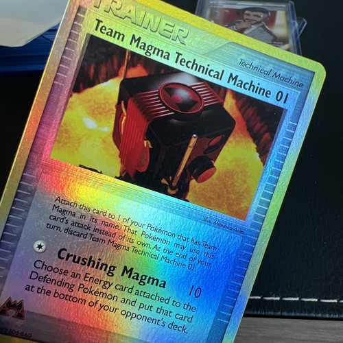 Pokemon 2004 EX TM v TA Team Magma TM 01 Reverse Holo 84/95 NM/M+ pack fresh - Picture 3 of 4