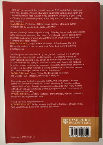 Wellbeing : Science and Policy by Jan-Emmanuel De Neve and Richard Layard (2023) - Picture 2 of 10