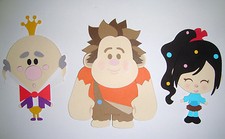 Wreck It Ralph Vanellope Candy King Paper Die Cut Doll Scrapbook Embellishment