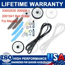 Dryer Maintenance Kit Fit For Maytag 33002535 306508 12001541 Belt Roller May2kt