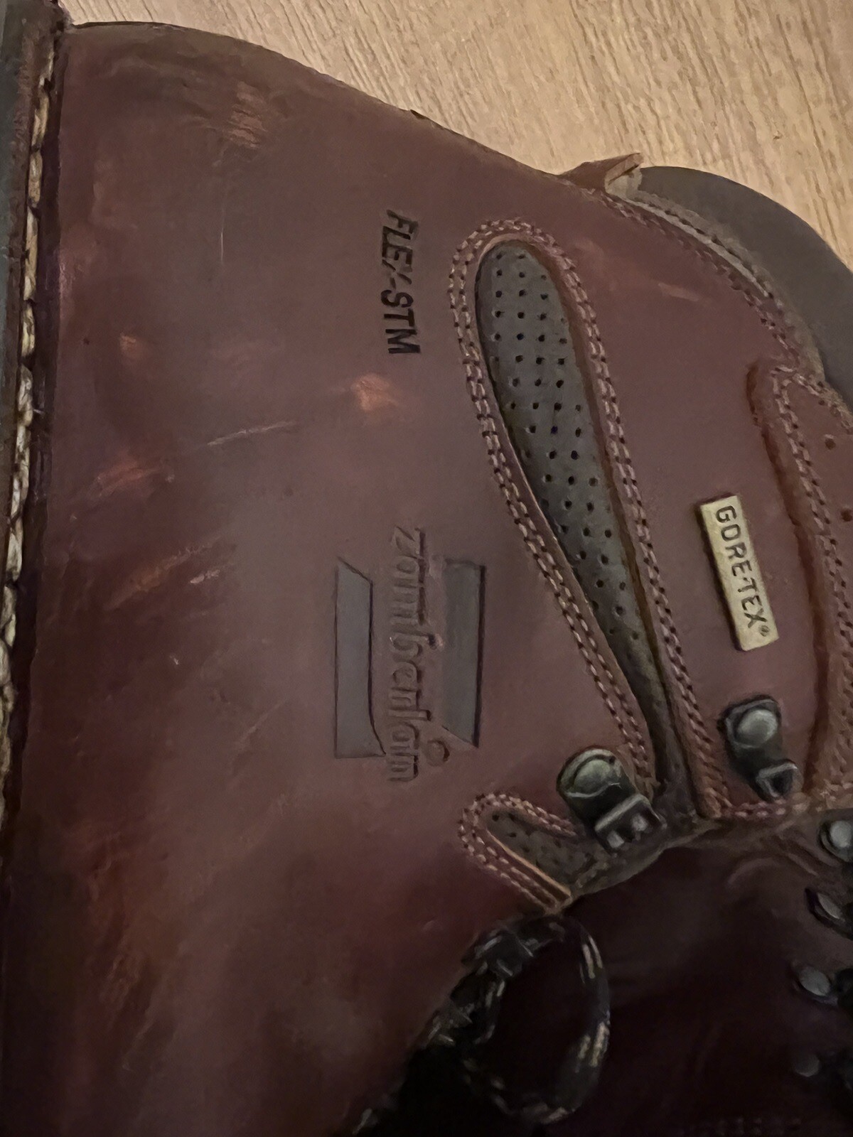 Zamberlan Mens Leather Walking Boots With Vibram Sole Size 9 eBay