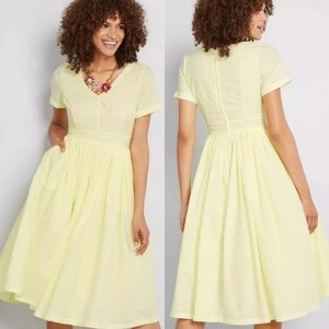 modcloth yellow dress
