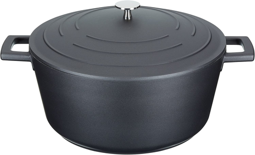 Masterclass Casserole Dish with Lid, Large 5L/28 Cm, Lightweight Cast Aluminium, - Picture 2 of 12