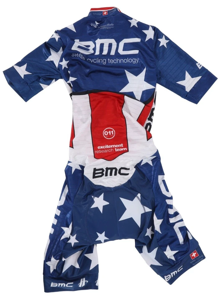 Traje corto Hincapie BMC Pro Cycling Team USA Champ Slv Speed para hombre XS contrarreloj TT Foto 2 de 3