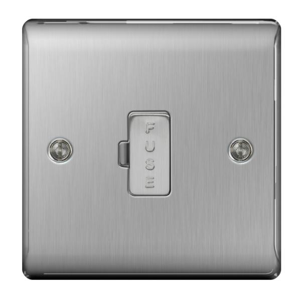 B&Q - Bg Nbs54 Nexus Metal Brushed Steel 13A Unswitched Fused Spur Unit - Image 3