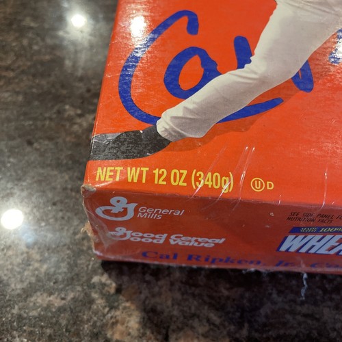 1996 1995 Wheaties Cereal Box Full Cal Ripken Jr Error No Logo On Shirt 2131 - Picture 2 of 11
