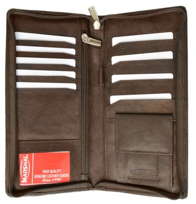zipped travel wallet