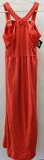 Ava & Viv Womens Maxi Sundress Elastic Bodice Red size 1X nwt
