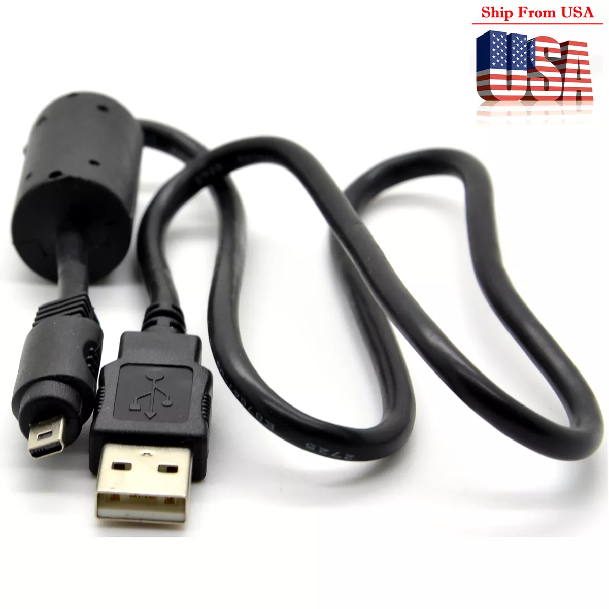 Data USB Cable Cord For Panasonic Lumix DMC-LX1 DMC-LX2 DMC-LX3