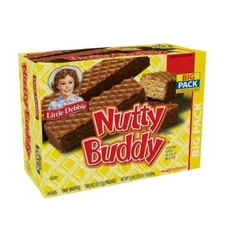 Little Debbie Nutty Buddy Wafer Bars 24 Count, 24.1 oz – Big Pack Snack