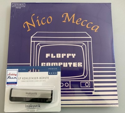 Floppy Computer, Vinyl-LP, 7 Titel, CBM-Sounds, Set inkl. Plattenbürste, NEUWAR