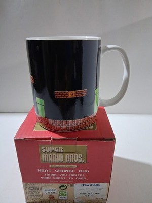 Super Mario Bros Heat Change Mug Collectors Edition Paladone Nintendo Opened Box