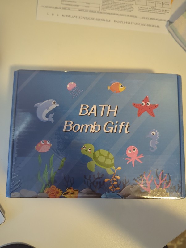 Viral Bath Bomb Gift Set - Blue Ocean Theme With Surprise Toy